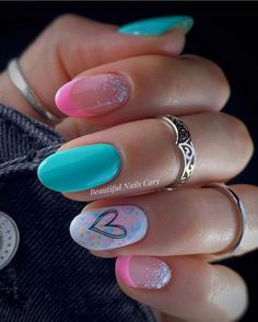 Belle Nails, Hippie Nails, Nails Only, Colorful Nail Designs, Nails Desing, Dipped Nails, Minimalist Nails, Fancy Nails