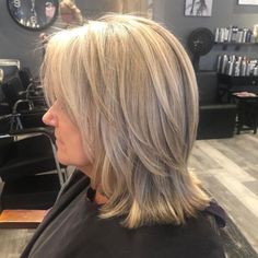 Shoulder Length Wispy Haircuts, Medium Thick Hair Hairstyles, Beige Blonde Hair Color, Over 60 Hairstyles, Old Hairstyles, Medium Layered Haircuts, Medium Layered Hair, Medium Layered, Shoulder Length Hair Cuts