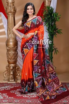 Unveil the charm of traditional techniques with our Handcrafted Batik Cotton Saree. Each detail on this saree is a testament to the dedication of skilled artisans who have carefully imprinted the batik patterns onto luxurious cotton fabric. The result is a wearable piece of art that reflects the rich cultural heritage while maintaining a modern appeal. Saree Length : 5.5 meters Blouse Piece Length : 0.8 meters Design : Handcrafted Batik Fabric : Pure Cotton Washing : Dry Clean Get this exclusive authentic handcrafted saree online at Craftyle - The best online store for pure silk saree, tussar silk saree and cotton saree. Bollywood Style Batik Print Saree For Diwali, Bohemian Batik Print Traditional Wear For Festivals, Bohemian Traditional Wear With Batik Print For Festivals, Traditional Wear With Batik Print For Navratri, Bollywood Style Batik Print Traditional Wear For Navratri, Navratri Traditional Wear With Batik Print, Festive Bollywood Saree With Batik Print, Bollywood Style Traditional Wear With Batik Print For Navratri, Traditional Batik Print Wear For Festivals