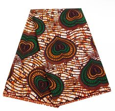 Beautiful and vibrant African Print fabric. This fabric is made of a polycotton blend (polyester and cotton), it is ideal for making African clothing like African skirts, dresses, quilts, shirts, upholstery , shoes, doll making, masks, head wraps for finishing your projects, home decor, quilting and many more. There are options to purchase per yard as well as wholesale. Please note wholesale prices are provided when purchasing 30 yards or more of the same fabric. Please message me  directly for  wholesale rates. FABRIC CUT: African fabrics come folded on the approximate yard, so length can vary up to 3%. Width is 45 to 46 inches. Purchase of 1+ yards per customer will be cut as 1 continuous piece of fabric up to a maximum length of 6 yard. Hand or machine washable on gentle cycle with mild Sewing Dresses For Women, African Skirts, Diy Textiles, African Wax Print, Patchwork Fabric, African Print Fabric, Ankara Fabric, Brocade Fabric, African Design