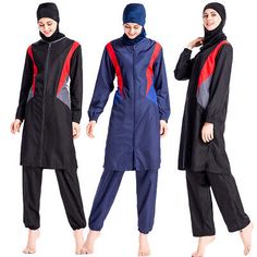 Great shopping ideas for Muslim Women Full Cover Burkini Modest Swimwear Swimsuit Beachwear Islamic Suit, Women's Swimwear Conservative Swimsuit, Muslim Swimwear, Modest Swimwear, Swimsuit Women, Cover Beachwear, Swimwear Women, Girl Princess Dress, Islamic Clothing, Beach Swim