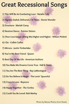 the top ten great personal songs