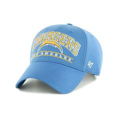 Put the finishing touch on your game day outfit with this Fletcher MVP adjustable hat from '47. It features unmistakable Los Angeles Chargers graphics across the front panels for a bold display of your fandom. The adjustable fabric strap closure makes finding the right fit a breeze, so you'll be ready to go when the Los Angeles Chargers hit the gridiron.Put the finishing touch on your game day outfit with this Fletcher MVP adjustable hat from '47. It features unmistakable Los Angeles Chargers gr Curved Bill Hat With Team Logo For Sports Event, Blue Curved Bill Baseball Cap For Game Day, Game Day Outfit, Los Angeles Chargers, Fabric Strap, Gameday Outfit, Day Outfit, Powder Blue, Adjustable Hat