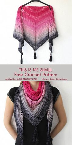 this is me shawl free crochet pattern