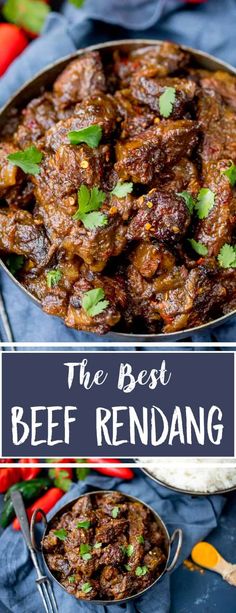 the best beef rendang recipe in a pan