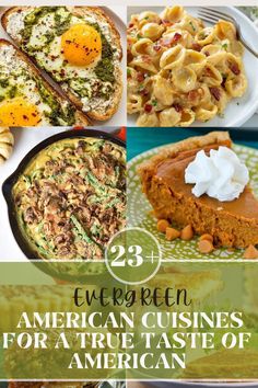 american cuisines for a true taste of american cuisine, including eggs and other foods