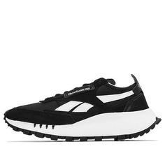 adidas Classic Leather Legacy 'Black White' S24169 (SNKR/Cozy/Low Top/Breathable) Reebok Classic Leather Legacy, Reebok Classic Leather, Adidas Classic, Reebok Classic, Classic Leather, Low Top, Black White, Adidas, Black And White