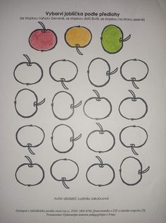 an image of various apple symbols drawn on paper