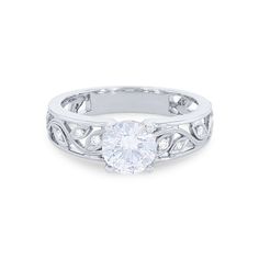 This organic-inspired Simon G. engagement setting features an open leaf and vine style accented with 0.09 carats of round brilliant cut diamonds. Diamonds Direct, Engagement Sets, Round Brilliant Cut Diamond, Brilliant Cut Diamond, Round Brilliant, Vines, Diamond Cuts, Diamonds, White Gold