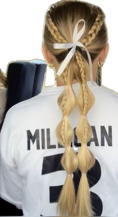 Braided Sporty Hairstyles, Race Day Hair, Tennis Hairstyles, Softball Hair, Cute Sporty Hairstyles