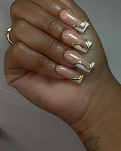 Brown Acrylic Nails, Milky Nails, French Tip Nail Designs, Pick A Color, Girly Acrylic Nails, Acrylic Nails Designs, Glow Nails