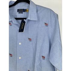 Polo Ralph Lauren Classic Fit Embroidered Usa Flag Oxford Button Shirt Xl Nwt #22 Girls Hawaiian Shirt, Collar Shirt Men, Preppy Plaid, Polo Sport Ralph Lauren, Ralph Lauren Jeans, Ralph Lauren Long Sleeve, Vintage Polo Ralph Lauren, Twill Shirt, Ralph Lauren Shirt