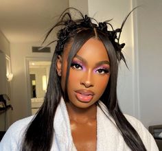 Coco Jones Icons, Coco Jones Makeup, Coco Jones Aesthetic, Coco Jones Outfits, Black Queen Makeup, Makeup Goddess, 2000s Hairstyles, Coco Jones