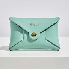 Made from beautiful mint green leather, this coin purse is the perfect spring shade.Our personalised leather coin purses are the perfect size for when you don’t need your full wallet: night’s out, holidays, travelling light. With initials on the front and a secret message printed inside, they are the perfect gift for Mum on Mother’s Day, your best friend’s birthday, a treat for yourself.Handmade from sustainably sourced, premium quality British leather and made in the UK, at our workshop in the Leather Change Purse, Tassel Keyring, Card Purse, Origami Design, Leather Keyring, Leather Coin Purse, Colorful Gifts, Secret Messages, Change Purse