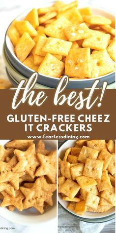 the best gluten - free cheesy it crackers recipe is easy to make and so delicious