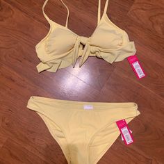 Target Yellow Bikini, Size 4-6 (Medium) Never Worn, Tags Still On. Summer 2022 Season Top Was Too Small For Me (I Am A 34d Cup) Summer Pool Swimwear From Target, Summer Pool Swimwear By Target, Target Swimwear For Summer Beach, Target Swimwear For Beach, Target Stretch Beachwear Swimwear, Target Swimwear For Summer Vacation, Target Summer Swimwear For The Beach, Target Swimwear For Pool In Summer, Summer Stretch Swimwear By Target