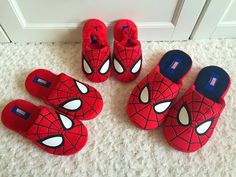 Spiderman Room, All Spiderman, Spiderman Theme, Dr Shoes, Spiderman Birthday, Kids Slippers, Slippers For Girls