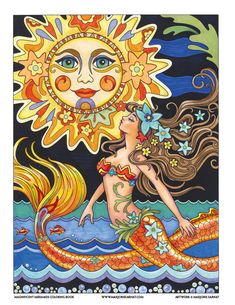 Talavera Mermaid Mermaid Paintings, Sea Man, Cross Stitch Home, Art Mosaic