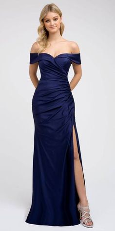 Navy Blue Evening Gown, Navy Formal Dress, Navy Blue Long Dress, Navy Blue Formal Dress, Blue Dresses For Women, Neon Prom Dresses, Formal Dresses Australia, Navy Blue Prom Dresses, Blue Evening Gowns