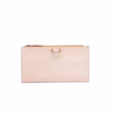 Parker Travel Wristlet - Blush Oil Leather | Sapahn. On-the-go Clutch With Interior Card Slots, Chic Travel Wallets With Zipper Closure, Chic Coin Purse With Card Slots For Travel, Chic Travel Coin Purse With Card Slots, Chic Bifold Coin Purse For Travel, Chic Travel Clutch Wallet, Modern Travel Clutch With Rfid Blocking, Versatile Travel Clutch Wallet, Versatile Bifold Clutch For Everyday Use