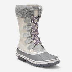 Women's Hunt Pac Deluxe Boot | Eddie Bauer Deep Snow, Hunting Women, Eddie Bauer Women, Beautiful Boots, Snow Boots Women, Sorel Winter Boot, Faux Fur Collar, Fur Collar, Eddie Bauer