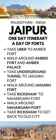 an advertisement with the names of different places in india, including mountains and deserts