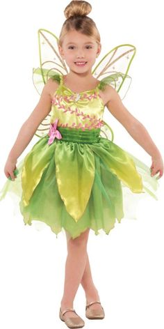 Become Peter Pan's favorite fairy with Classic Tinkerbell Costume for girls! Tinkerbell Costume is an officially licensed Disney costume. Tinkerbell Halloween Costume, Tinkerbell Outfit, Kids Tutu Dress, Tinkerbell Dress, Tinkerbell Costume, Toddler Costumes Girl, Halloween Costume Toddler Girl, Party City Costumes, Halloween Kids Costumes Girls