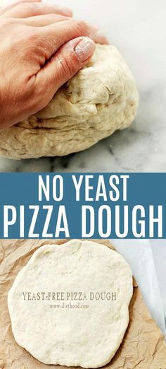 no yeast pizza dough is easy to make and so delicious