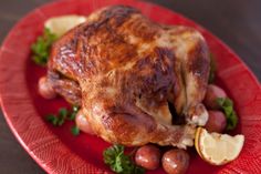 Kittencal's Best Juicy Whole Roasted Chicken Recipe