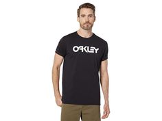 Oakley Mark II 2.0 Short Sleeve Tee - Men's Clothing : Black/White : Live comfortably with every move by wearing Oakley Mark II 2.0 Short Sleeve Tee. Regular fit. Pull-on style. Crew neck. Half sleeves. Front logo script. Straight hem. 100% cotton. Machine wash. Imported. Measurements: Length: 30 in Product measurements were taken using size LG. Please note that measurements may vary by size. Logo Script, Clothing Black, Oakley Men, Mens Tees, Half Sleeves, Men's Clothing, Short Sleeve Tee, Shirts Tops, Black White