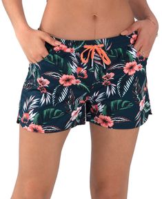 PRICES MAY VARY. Actleis beach shorts do not come with a brief lining, making them suitable for everyday wear. MATERIAL - 95% Polyester, 5% Spandex, Machine Wash NO MESH LINER - According to the size, inseam length is between 2 2/3 and 3 1/4 inches STRETCH FABRIC - Provides additional flexibility and mobility; Feels different but has excellent ability of discharging moisture/water 3-time faster than normal cotton fabric; VERSATILITY - Comfortable for various sports and beach activities, includin Womens Swim Shorts, Swim Shirts For Women, Flexibility And Mobility, Board Shorts Women, Summer Bottoms, Swim Shorts Women, Pink Swim, Rash Guard Women, Swim Trends