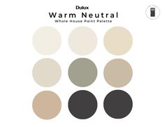 the warm neutral paint palette is available in various colors and sizes, including black, white,