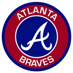 the atlanta braves logo on a white background