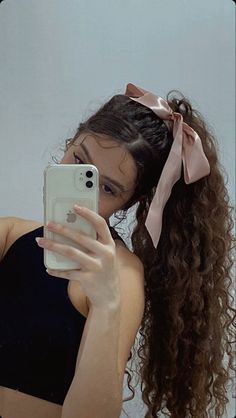 Brown Curly Hair, Coquette Hairstyle, High Ponytail, Hair Bow, Back To School, Hair Aesthetic, Cute Hairstyle, Trendy Hair, 2024 Hair, Summer Hair, Beach Hair, Classy Style, Curly Hair, Hair Inspiration, Hair Goals, Stylish Hair, Fashionable Hair, Everyday Hairstyle, School Hairstyles, Girly Style, Hair Ideas, Chic Hair, Elegant Hair, Cute Hair Ideas, Trendy Hairstyles, Hair Trends, Feminine Style, Ponytail Style, Curly Ponytail, Beachy Vibes, Sun Kissed Hair, Fresh Hairstyle, Boho Hair, Effortless Style, Timeless Hair, Hair Accessories, Glam Hair, Pretty Hair, Soft Glam, School Ready Hair Hairdos For Curly Hair, Hair Stylies, Curly Hair Inspiration, Hair Up Styles, Curly Girl Hairstyles, Hair Stylist Life, 가을 패션, Carlisle, Aesthetic Hair