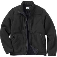 Men’s Bear Hide Fleece Jacket | Duluth Trading Company Midweight Fleece-lined Outerwear For Cold Weather, Midweight Fleece Outerwear For Winter, Windproof Fleece Outerwear For Cold Weather, Functional Fleece Outerwear For Cold Weather, Fleece Outerwear With Fleece Lining For Outdoor Work, Fleece Lined Outerwear For Outdoor Work, Winter Fleece Outerwear For Outdoor Work, Black Hunting Outerwear For Fall, Cold Weather Fleece Jacket With Fleece Lining