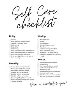 Self Care Checklist, Self Care Bullet Journal, Writing Therapy, Vie Motivation, Get My Life Together, Positive Self Affirmations, Mental And Emotional Health, Self Care Activities, Self Care Routine