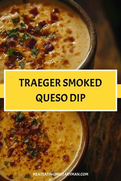 How to Make Smoked Queso Dip on a Traeger Traeger Cheese Dip, Smokey Queso Dip, Queso Dip Smoker, Smoked Queso Dip No Velveeta, Smoked Brisket Queso, Smoked Queso Recipe, Smoked Beer Cheese Dip, Traeger Queso Dip, Smoked Queso Dip On Smoker