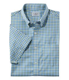 Customers love the high-quality craftsmanship of our wrinkle free button down shirt, which gives you all the comfort of cotton, with none of the wrinkles. Traditional Fit: Relaxed through the chest, sleeve and waist. 100% cotton poplin. Fine 80s two-ply fabric for longer wearability. Features wrinkle-free performance that won't wash out. Our innovative TrueCool fabric wicks moisture away from your skin and helps it dry quickly. Machine wash and dry. Buttoned collar. Front pocket. Imported. Wrinkle-resistant Collared Cotton Top, Fitted Easy-care Summer Shirt, Wrinkle-resistant Button-up Shirt For Spring, Cotton Collared Shirt With Wrinkle Resistance, Cotton Collared Shirt Wrinkle-resistant, Wrinkle-resistant Cotton Collared Shirt, Casual Blue Wrinkle-resistant Top, Cotton Wrinkle-resistant Collared Shirt, Cotton Button-up Wrinkle-resistant Top