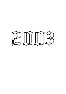 an image of the word 2013 written in cursive writing on a white background