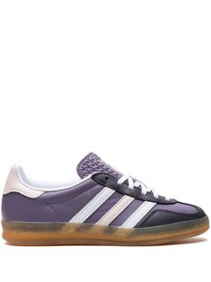 Adidas Gazelle Indoor Sneakers - Farfetch Sneakers Purple, Adidas Gazelle Indoor, Purple Outfit, Purple Outfits, Versace Outfit, Demi Fine Jewelry, Iconic Bags, Logo A, Summer Beach Wear