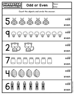 an odd or even worksheet for kids to learn how to write numbers and color them