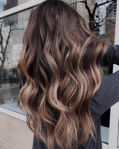 Ashy Brunette, Balayage Long Hair, Brown And Blonde, Brown Hair Inspo, Brunette Hair With Highlights, Balayage Hair Dark, Brunette Balayage Hair, Brown Hair Balayage, Long Dark Hair