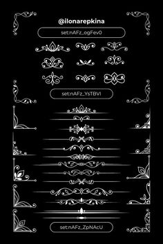 some type of art nouveau font and numbers on a black background with the words stencrafia