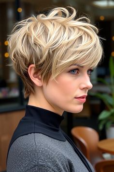 30 Trendsetting Bixie Haircuts to Try Right Now Ruby Rose Short Hair, Very Short Layered Bob, Pixie Cut Hair Color, Short Blonde Hair Pixie, French Pixie Haircut, Pixie Cuts For Wavy Hair, Pixie With Long Bangs, Hair Coquette, Blond Pixie