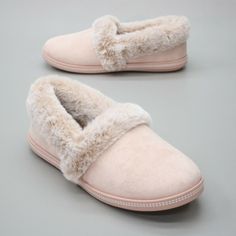 Slipper Loafers, Cozy Campfire, Slide Slipper, Campfire, Faux Suede, Blush Pink, Memory Foam, Mermaid, Slippers