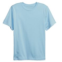 Boy's short sleeve crew neck tee features a premium soft cotton blen and a double stitched hem. Tee feathures stretch for added comfort, great for lounging or sports. Basic Soft-washed Short Sleeve Shirt, Classic Soft-washed Solid T-shirt, Classic Soft-washed T-shirt, Classic Soft-washed Short Sleeve T-shirt, Target Clothes, Kids Clothes Boys, Crew Neck Tee, Boy Shorts, Boy's Clothing