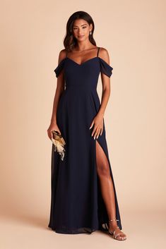 Devin Convertible Chiffon Bridesmaid Dress in Navy | Birdy Grey Brides Maid Dress Navy Blue, Navy Blue And Grey Wedding Dress, Navey Bridesmaid Dresses, Navy Chiffon Bridesmaid Dress, Navy Bridesmaid Dress, Bridesmaid Dress Chiffon, Convertible Bridesmaid Dress, Tuxedo Women, Birdy Grey