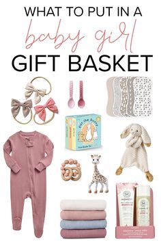 what to put in a baby girl gift basket