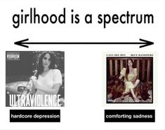 a poster with the words, girlhood is a spectrum