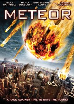 a movie poster for the film meteor